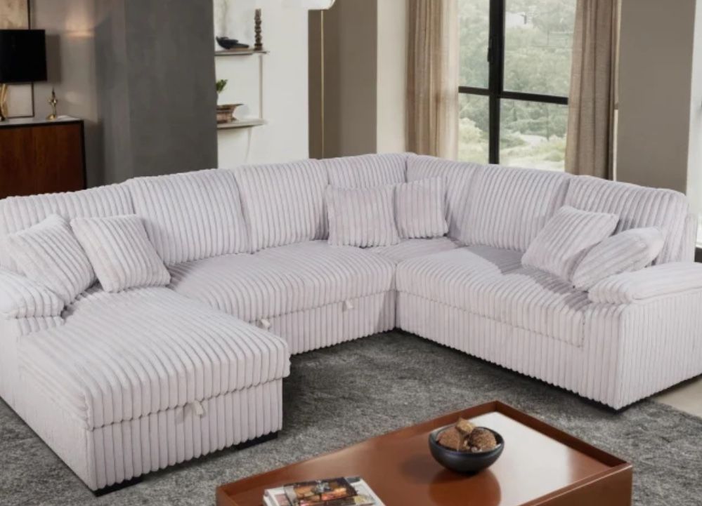 New SUPER COMFY Sofa Sleeper Sectional