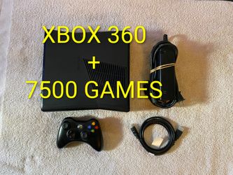 XBOX 360 with 7500 GAMES and 4tb Hard Drive