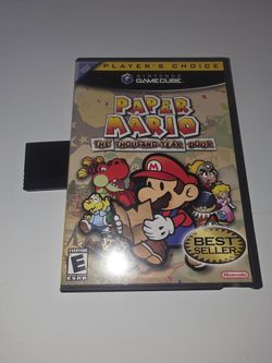 Paper Mario The Thousand-Year Door with GameCube Memory Card | COMPLETE