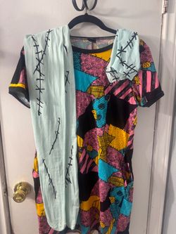 Nightmare Before Christmas Sally Patchwork T-shirt dress bundle