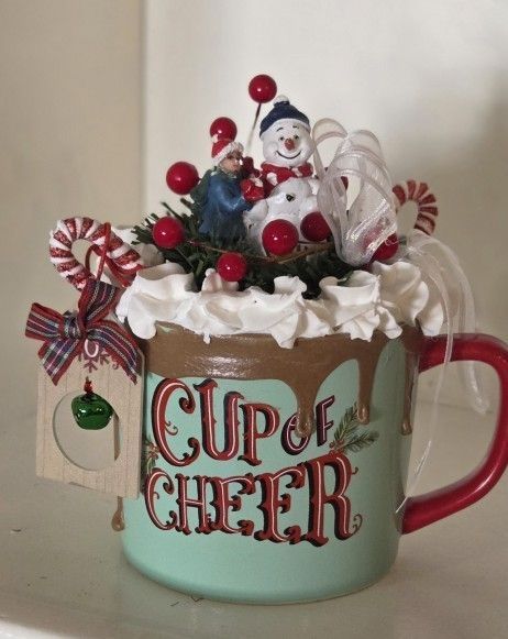 One of Kind Unique fake cakes and mugs.