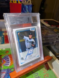 2011 Jose Fernandez Bowman Chrome Auto BGS 9 / Auto 10 