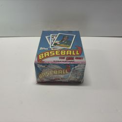 1989 Topps baseball unopened box