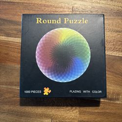 Round Puzzle 1000 Pieces (Never Opened)