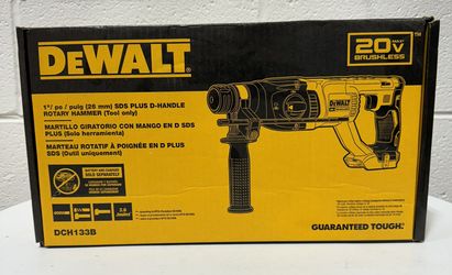 DEWALT 20V MAX* XR Rotary Hammer Drill, D-Handle, 1-Inch, Tool Only