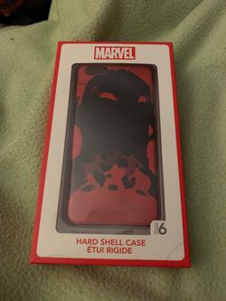 iPhone 6 hard shell case marvel