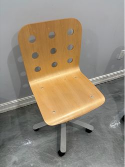 Tan Wooden IKEA Desk Chair - Set of 2