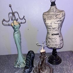 Jewelry Holders Lady Figurines 