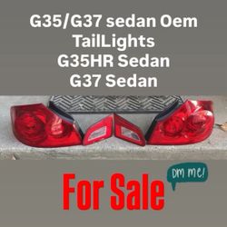 G37 Sedan TailLights