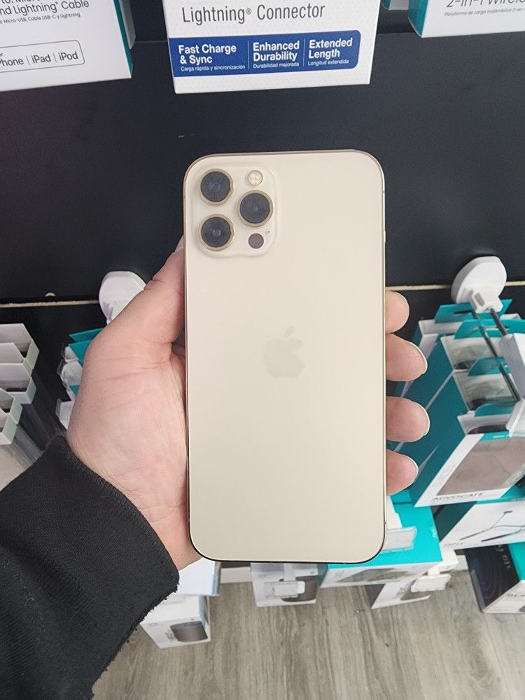 Apple iPhone 12 Pro Max 128GB in Gold (T-Mobile, Metro PCS, Simple Mobile, Sprint)