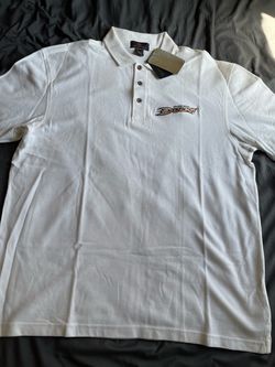 Vintage Antigua Anaheim Ducks NHL Polo Shirt White- size XL New with tags