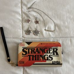 Stranger things wallet and Jewelry