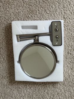 Wall-Mount Swing Arm Vanity Mirror