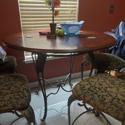 Table and 4 Chairs