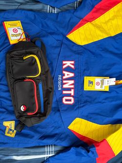 Pokemon Kanto Jacket & cross over Bag