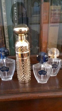 Vintage Shalimar Bottles