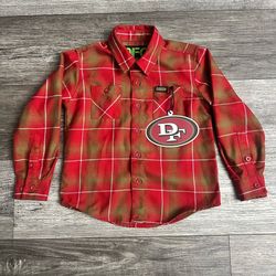 Dixxon Flannel Shirt Youth XS BANG BANG Niner Gang