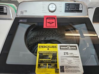 Brand New Maytag MVW7230HW1 Smart Top Load Washer with Extra Power Button, 5.2 Cu. Ft.