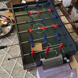 GoSports 32 Inch Tabletop Foosball Game Set Tabletop, Foosball, Oak, Black