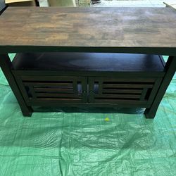 Solid Wood Tv Stand / Entertainment Stand