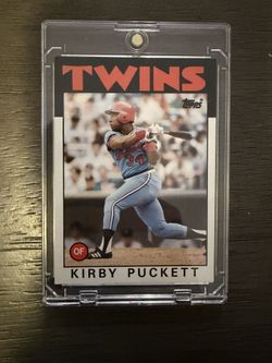 Kirby Puckett Rookie error card GEM MINT