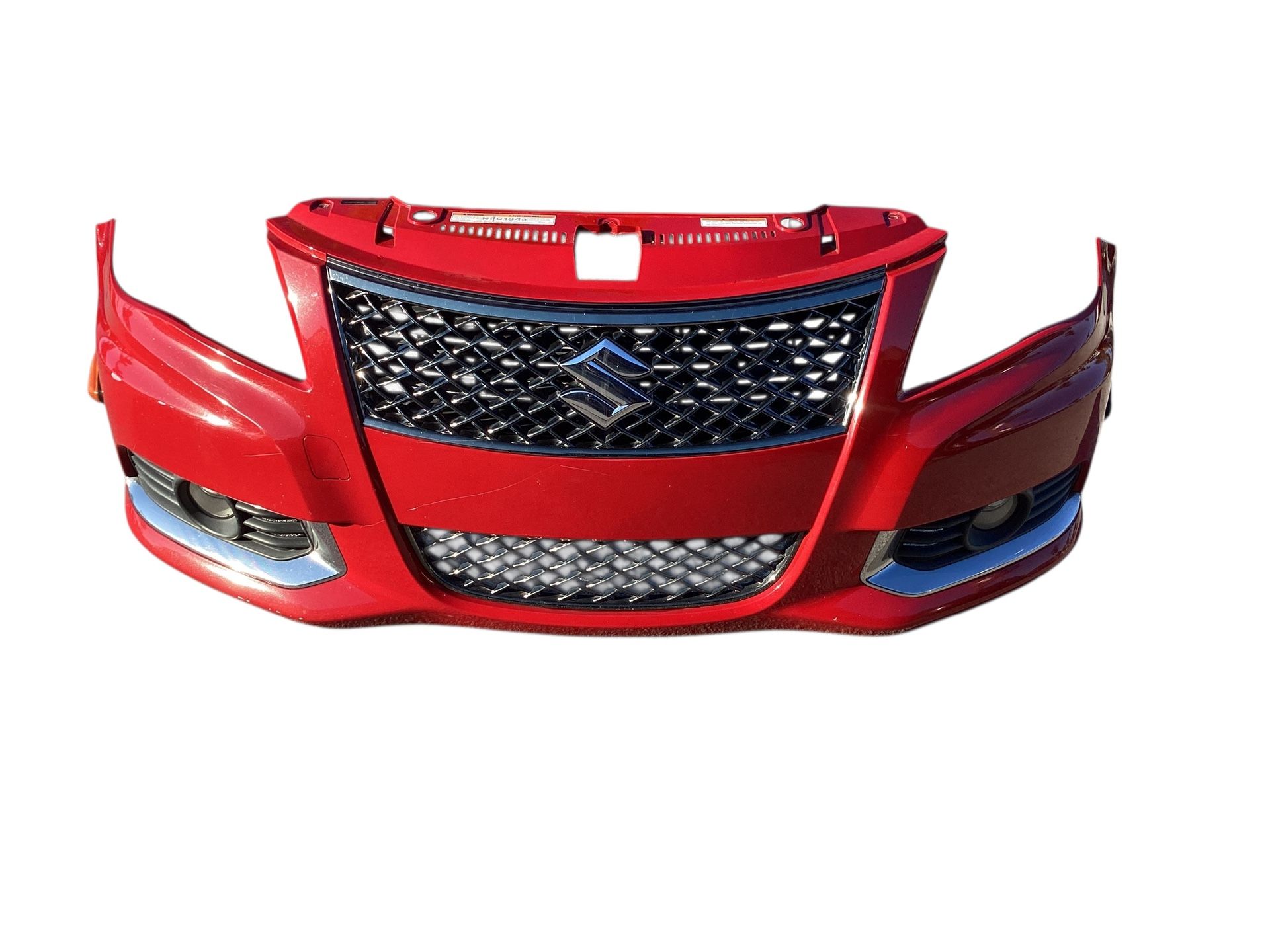 Front Bumper Cover Grille Fog Lights fits  2011-2013 Suzuki Kizashi GTS  Red