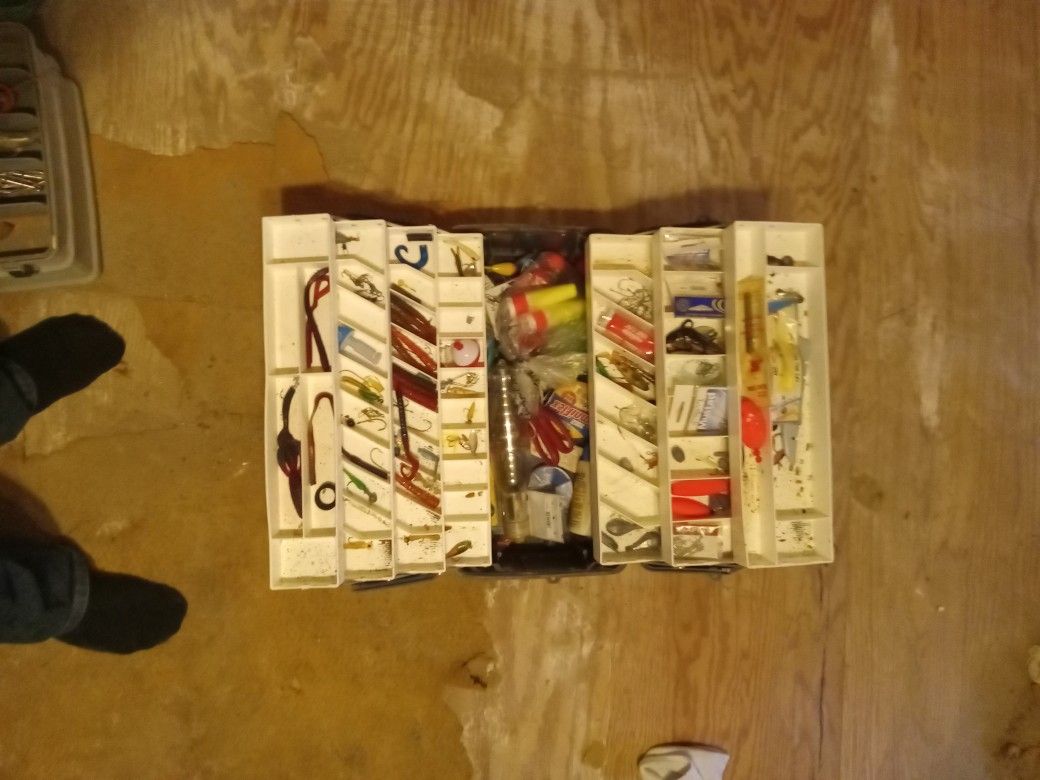 Two Tackle Boxes For Sale They're Badass They're Full Of Artificials And Everything You Need For Fishing