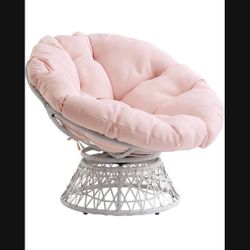 Papasan Chair Pink Lounge Chair 