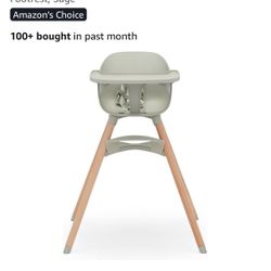 NEW Lalo High Chair Baby Toddler Sage The Chair Highchair Child
