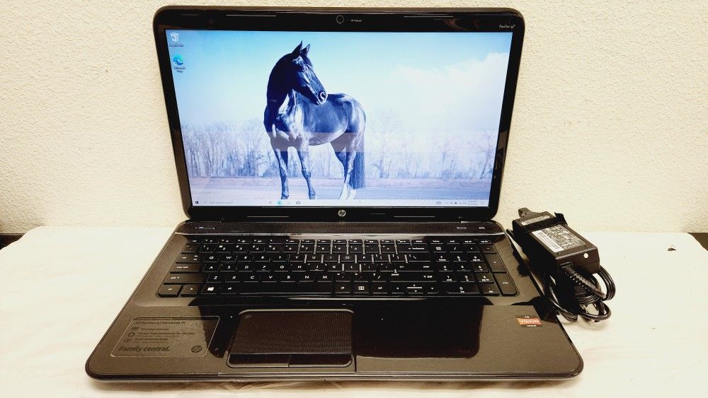 HP PAVILION G7-2233CL | 640GB HDD | 8GB RAM | AMD A8-4500M 1.90GHz | 17.3" | WIN10 + OFFICE