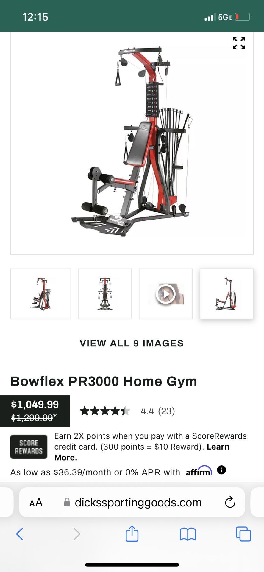 Bowflex PR3000 Home Gym