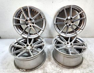 BMW F10 5 & 6 series Wheel Rims 20x9" 20x10.5" Niche M221 Silver SET