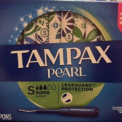 Tampax Pearl 96 Count Size Small (New)