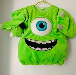 Disney monster Inc Mike Wazowski  unisex costume size 6/9 months