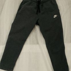 Nike Men’s / Youth Size M Fleeced Lined Training Joggers Pant ( inseam 26”) Gray