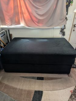 black convertible floor sofa bed