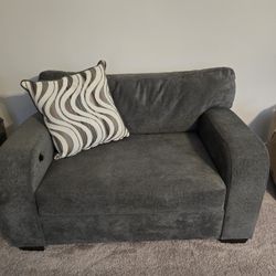 Oversized Loveseat- In chair USB connector 