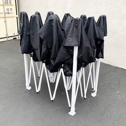 Brand New $180 Heavy Duty EZ Popup Canopy 10x15’ with (3 Sidewalls) Outdoor Gazebo, Carry Bag (2 Colors)