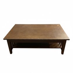 Studded Leather Top Custom Crafted Table