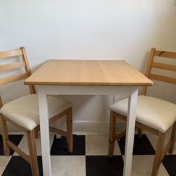 PINNTORP breakfast Table + 3 chairs Dinning Table Open To Offers