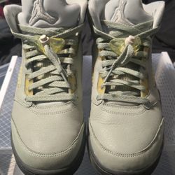 Retro Air Jordan 5 "Jade Horizen" Mens Size 11.