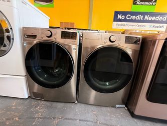 Washer an dryer lg no credit needed
