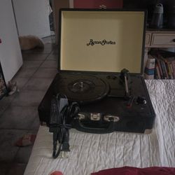 Portable & Bluetooth Record Player. Good Condition But Plays Intermittent 