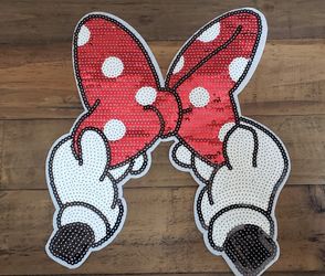 MINNIE MOUSE BOW PATCH