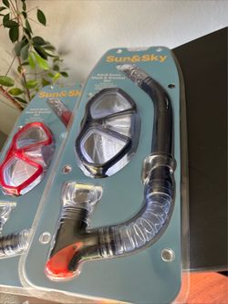 SWIM MASK & SNORKEL SET  -NEW