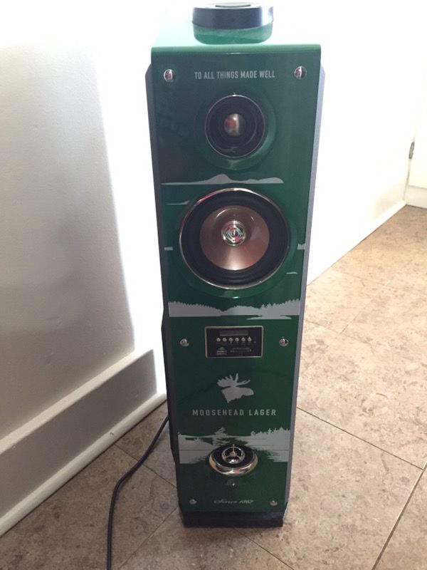 Moosehead tower speaker