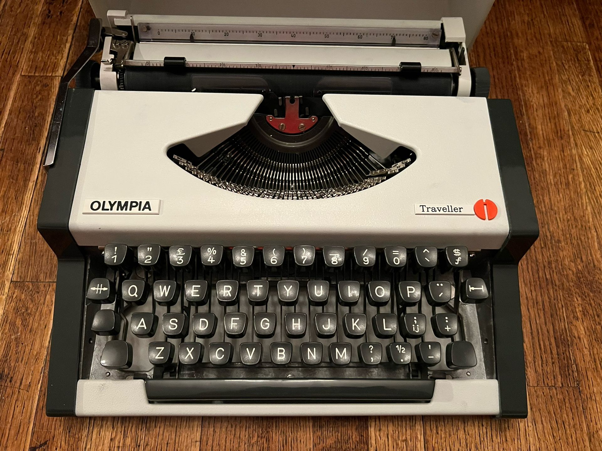 Vintage Olympia Traveller Typewriter