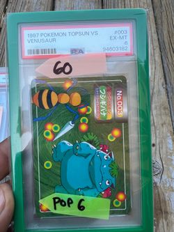 1997 Topsun Pokemon Venusaur VS PSA 6 POP 6