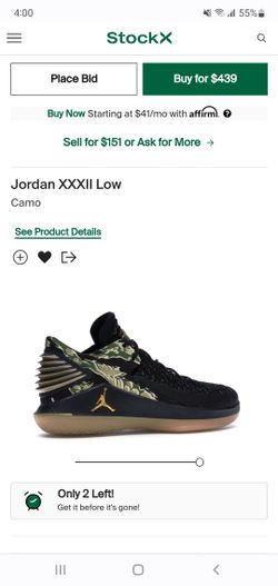 Nike Jordan XXXII Low Camo