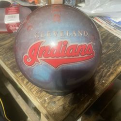 Cleveland Indians Bowling Ball